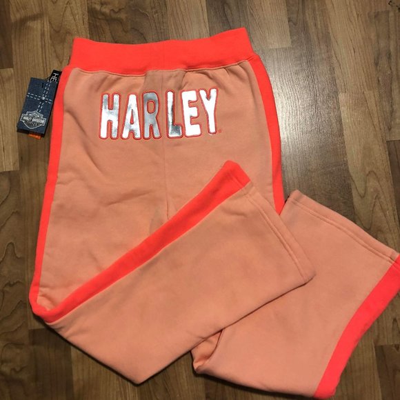 2/$25 Girl's Harley-Davidson Sweat Yoga Pants - Picture 2 of 6